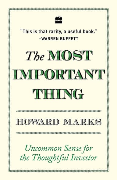 The Most Important Thing